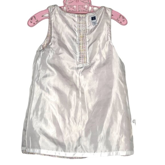 Janie and Jack Toddler Dress Pastel Plaid Bow Sleeveless Size 18-24M - Picture 5 of 10